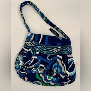 Vera Bradley Mediterranean Blue Small Bag ~ retired pattern EUC